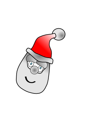 Download free head face bonnet christmas icon